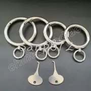 New Way To Open Stainless Steel Shackles Collar Wrists and Feet Cuffs Restraint