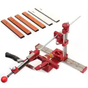 Professional Knife Sharpening Frame High Precision Whetstone Grinder Aluminum Alloy Anodized Fixed Angle Sharpener Kit w