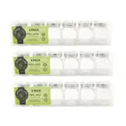 18PK Lemon & Lime 50ml Glass Spice Jars 5cm Kitchen Storage Canister Container