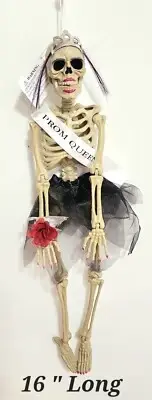 Gothcore Macabre Prom Queen Skeleton Dress-up Wicked Scary Goblincore Halloween