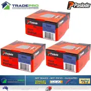 3x Paslode Genuine Impulse Trimmaster 38mm 2000 16 Gauge GAL Angled Nails 2x Gas