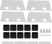 Universal Rubber Flap Oil Pan Baffle Plate Kit Oil Pan Baffle Plate Valve Bolt Kit Universal Surges Rubber Flap Reduce Friction Wear for Cars