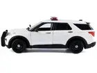 2022 Ford Police Interceptor Utility Plain White "Builder's Kit" with Flashing L