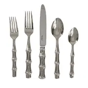 Juliska Bamboo 5 Piece Place Setting, Polished