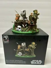 Disney Parks 2023 Star Wars Return of Jedi 40th Ewok Collectible Figurine Statue