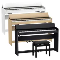 在飛比找momo購物網優惠-【ROLAND 樂蘭】F701 進階款 數位電鋼琴 體積小巧
