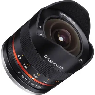 【韓國SAMYANG】8mm F2.8 UMC Fish-ye II 手動鏡頭(公司貨 CANON EOS M接環)