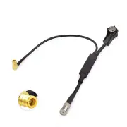 DAB+ Antenna Splitter Adapter ISO Connector SMB Cable For Car Radio Active