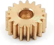 17T 0.6M Copper gear 17 teeth OD=11.4mm Thickness=5mm Hole 3/4/5/6mm Metal Pinion 17Z DIY Motor Parts 173A 174A 175A 176A(3mm)