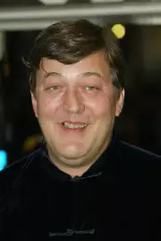 Stephen Fry at Royal European Charity premiere of Bright Young Thi- Old Photo