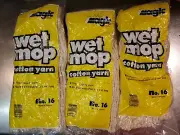 Magic Wet Mop Head Cotton Yarn Finest Quality Yarn Machine Washable. Quick
