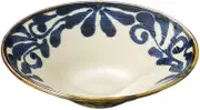 Ryukyu Ruri Arabesque Shogi Deep Bowl Medium (5.0 x 1.9 inches (12.6 x 4.8 cm) | Small Bowl |