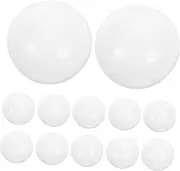 Kisangel 12pcs Table Soccer Balls Replacement Foosball Balls for Tabletop Game Smooth Surface HIPS Material for Home and Event Use