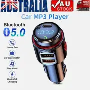 New Wireless Bluetooth Car Kit MP3 Player FM Transmitter Radio USB Handsfree AU