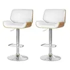 Bar Stools Kitchen Stool Chairs Metal Barstool Dining Chair Swivel White