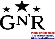 Vinyl Decal Sticker - Guns and Roses #03 Car Truck Bumper Window JDM Fun 7"