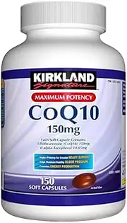 Kirkland Signature CoQ10 Maximum Potency 150mg x 150 Soft Capsules