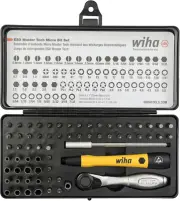 Wiha 75965 65 Piece System 4 ESD Safe Master Technician Ratchet and MicroBits