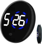 Small Car Clock | Car Stick On Clock, Water Resistant Adjustable Volume Battery Operated Automotive Clock for Outdoor Camping