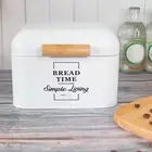 Bread Storage Box Bread Storage Container Multipurpose Retro Bread Bin Snack