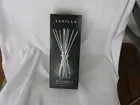 NEW~REED GLASS DIFFUSER ITH 12 VANILLA RATTAN STICKES~~NICE!!!!