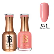 Billionaire Gel Polish UV LED & Nail Lacquer Duo 031 Cameo Pink 15ml