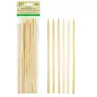 25 x Flat Bamboo Skewers Catering BBQ Party Meats Grill Food Kebab Sticks 30cm