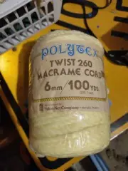 Vintage Macrame Cord Roll New!