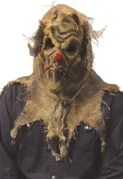 Fun World Burlap ￼Scare Crow Mask