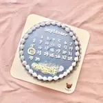【玖陸】客製化鮮奶油蛋糕 日曆蛋糕 月曆蛋糕 奶素蛋糕 素食蛋糕 無蛋蛋糕