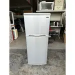 香榭二手家具*KOLIN歌林125公升 二級能效精緻雙門冰箱-型號:KR-213S03 -套房冰箱-雙門小冰箱-中古冰箱