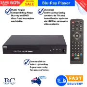 Multi Region HDMI Digital 7.1 Blu-ray Player With DVD CD Composite Video Output