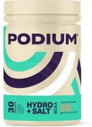 Instantized BCAA Powder, Hydro and Salt, Mango Peach, 30 Servings, Electroly....