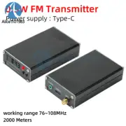 76-108MHz LCD Digital FM Transmitter 2000M 0.5W FM Stereo Transmit For Radio