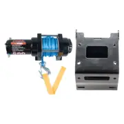 Tusk Winch with Synthetic Rope and Mount Plate For Polaris Sportsman 1000