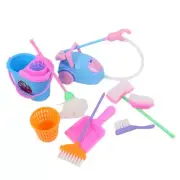 9Pcs Toddler Cleaning Set Role-Play Toys for Toddlers Girls House Playing Tools
