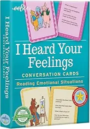 EEBOO I Heard Your Feelings Hardbox Flashcards, 1 EA