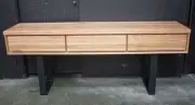 Panama 2000mm Console Table - Solid Messmate Timber
