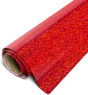 10yd x 20" **RED** HOLOGRAPHIC SISER HTV Heat Transfer tshirt Vinyl IRON-ON