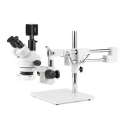 AmScope 3.5-45X Trinocular Stereo Fluorescent Microscope + HDMI/WiFi/LAN Camera