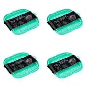 4x Lemon & Lime Silicone Collapsible Air Fryer Baking Tray Square 21cm Assorted