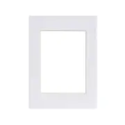 Nicola Spring 8" x 10" for 5" x 7" Picture Photo Mount - White