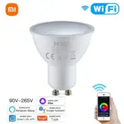 Tuya GU10 WiFi Smart Light LED Bulbs RGBCW 4.7W Dimmable Lamps Smart Life Remote