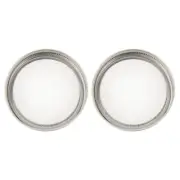 2 Pcs Stainless Steel Sprout Cover Pour Lid Sprouting for Mason Jar