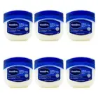 6x Vaseline 250ml Pure Petroleum Jelly Jar Hand/Face/Body Moisturiser Orginal