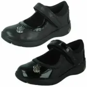 Girls Clarks Sea Shimmer T Formal School Shoes