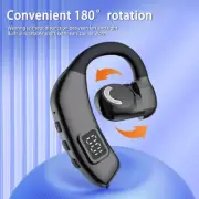 Bluetooth 5.4 Earpiece Wireless Headset Driving Trucker Earbuds Noise Cancelling