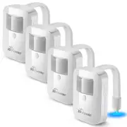 Toilet Light Motion Sensor Activated 4Pack, Rechargeable Color Changing LED N...