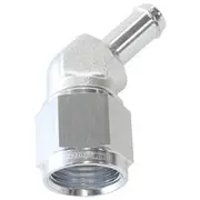 Aeroflow 45° Hose Barb 3/8" to -8AN, AF412-08-06S