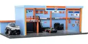 Garage Diorama Gulf Oil Diorama with Decals for 1/64 Scale Models by American